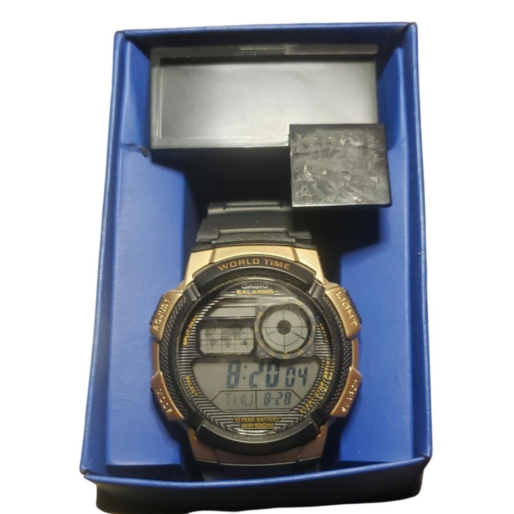 CASIO Men's Wrist Watch Module#3198-3299 Complete with Manual